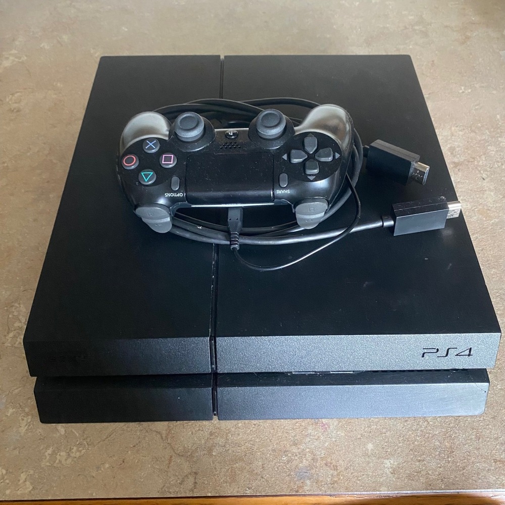 Sony PlayStation 4 PS4 Console 500GB Black with DualShock 4 Controller Tested